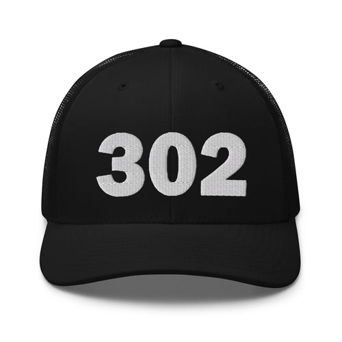 302 Area Code Trucker Cap