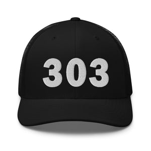 303 Area Code Trucker Cap