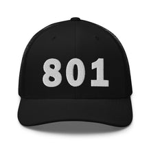 Load image into Gallery viewer, 801 Area Code Trucker Cap