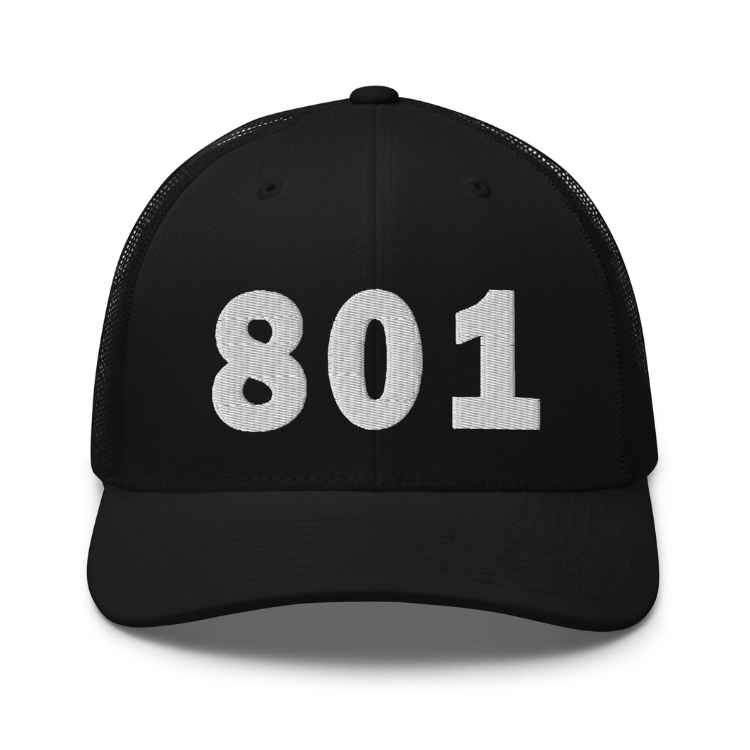 801 Area Code Trucker Cap