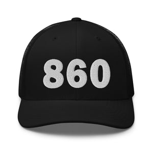 860 Area Code Trucker Cap