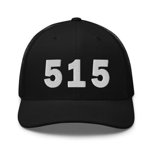 515 Area Code Trucker Cap