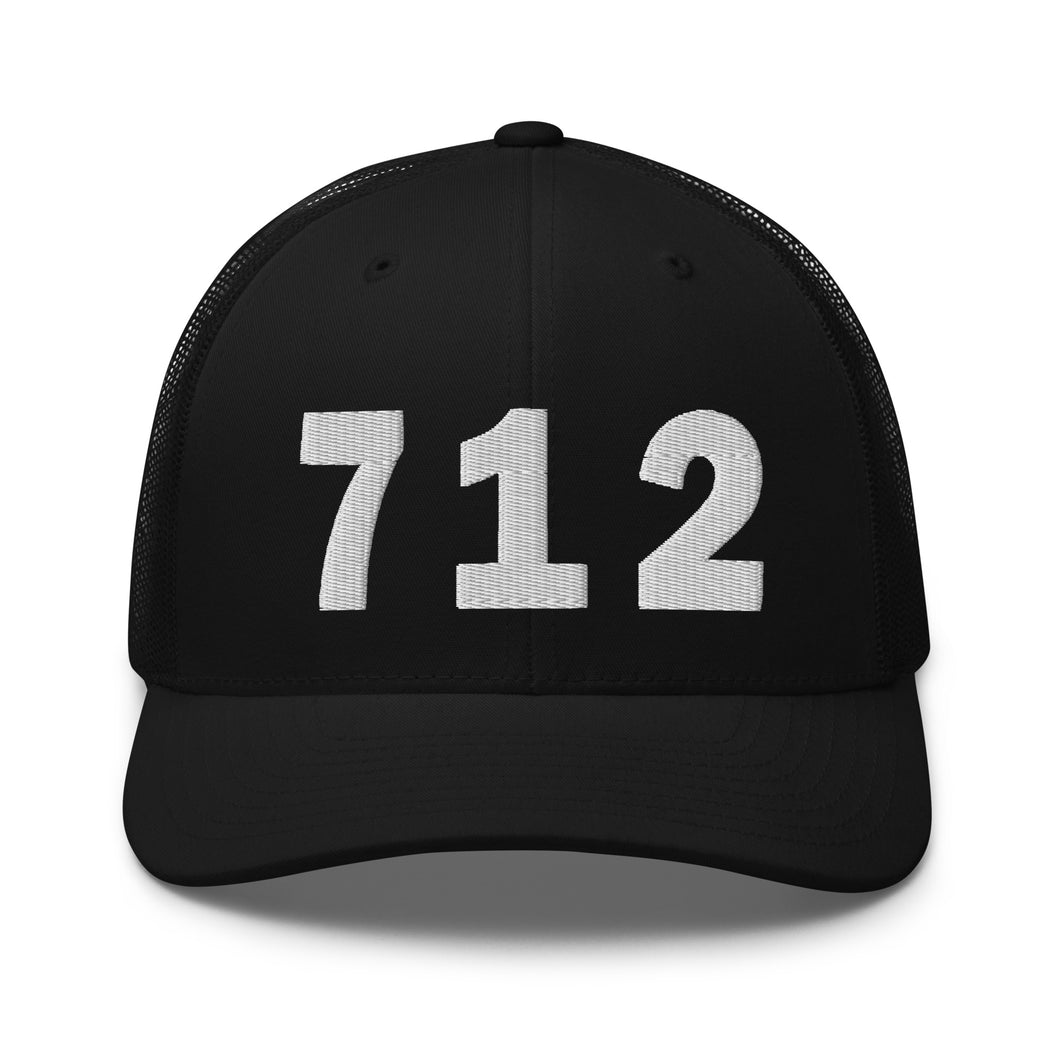 712 Area Code Trucker Cap