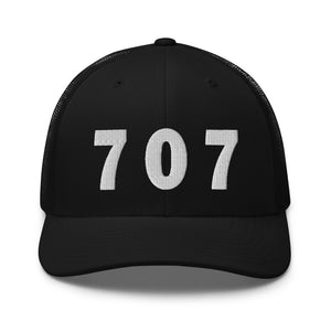 707 Area Code Trucker Cap