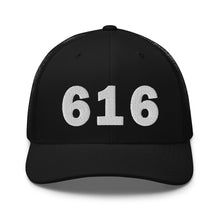 Load image into Gallery viewer, 616 Area Code Trucker Cap