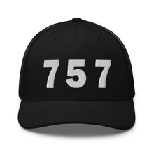 Load image into Gallery viewer, 757 Area Code Trucker Cap