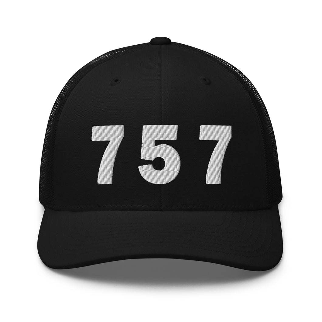 757 Area Code Trucker Cap