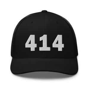 414 Area Code Trucker Cap