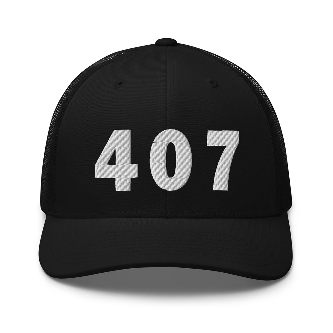 407 Area Code Trucker Cap