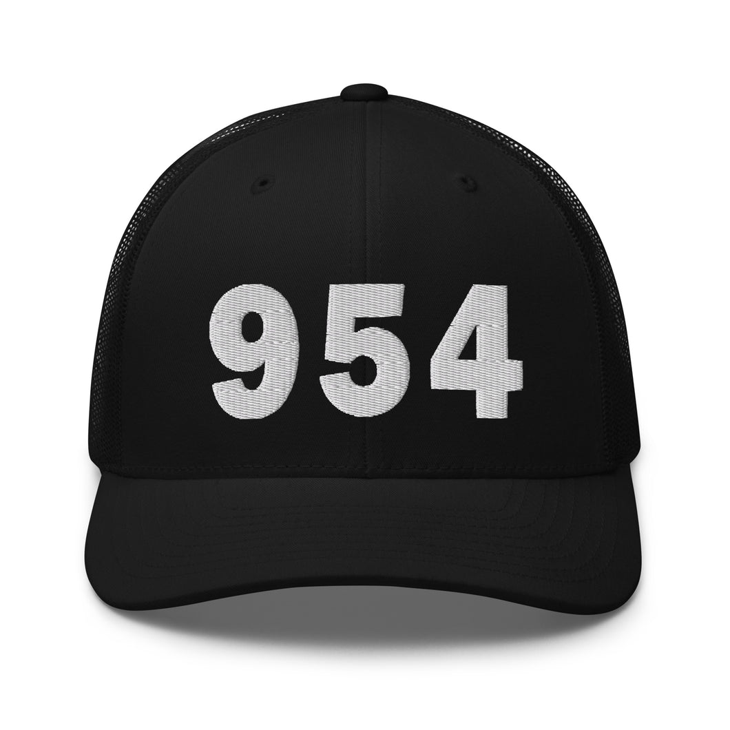 954 Area Code Trucker Cap