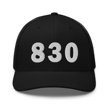 Load image into Gallery viewer, 830 Area Code Trucker Cap