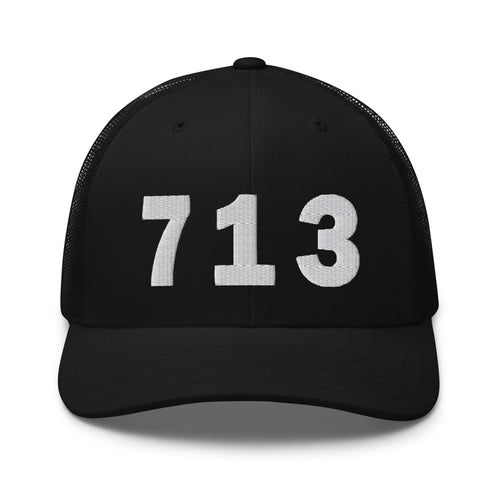 713 Area Code Trucker Cap