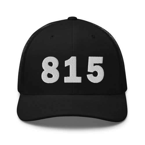 815 Area Code Trucker Cap