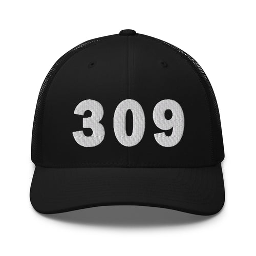 309 Area Code Trucker Cap