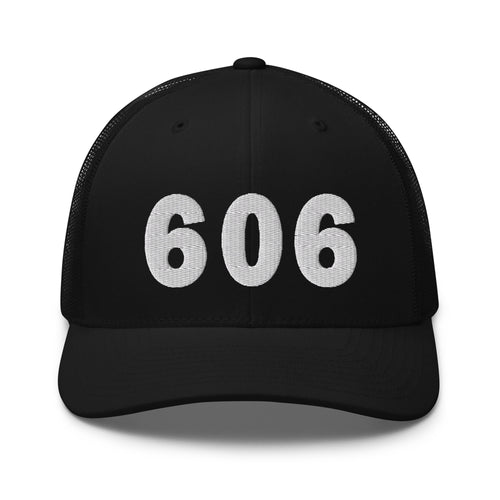 606 Area Code Trucker Cap