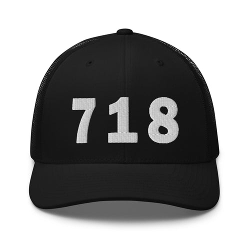 718 Area Code Trucker Cap