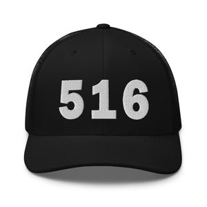 516 Area Code Trucker Cap