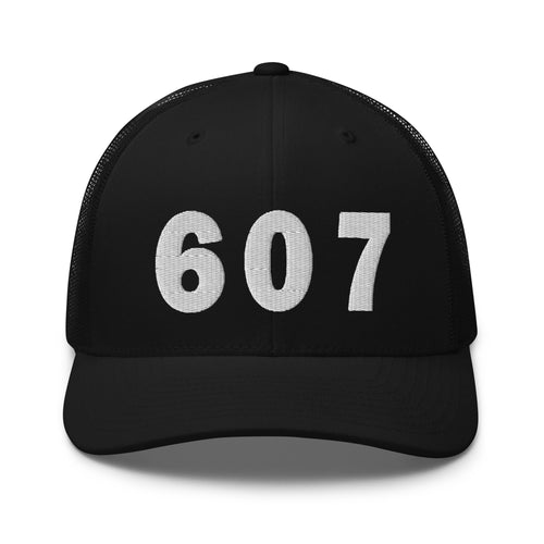 607 Area Code Trucker Cap