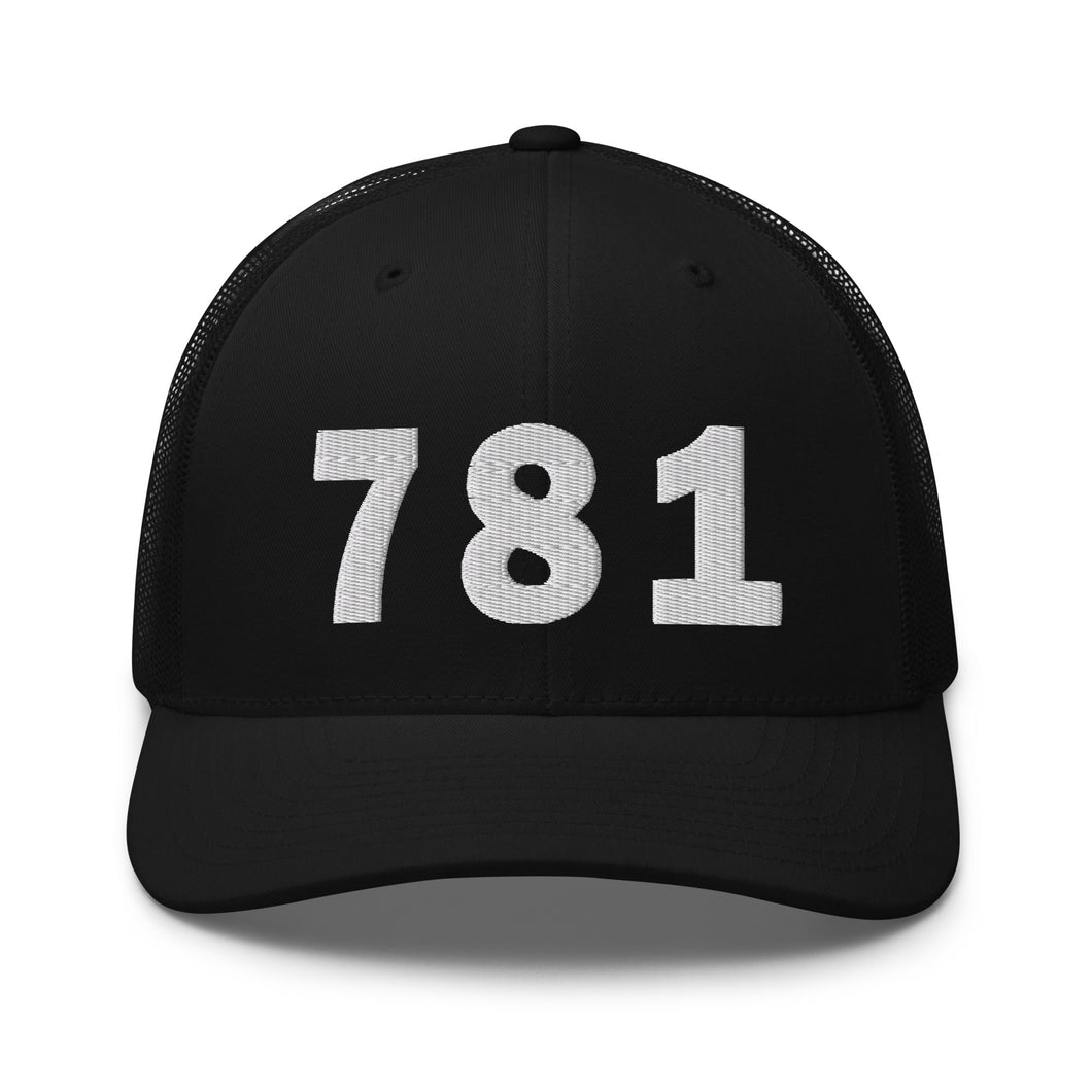 781 Area Code Trucker Cap