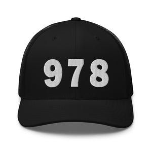 978 Area Code Trucker Cap