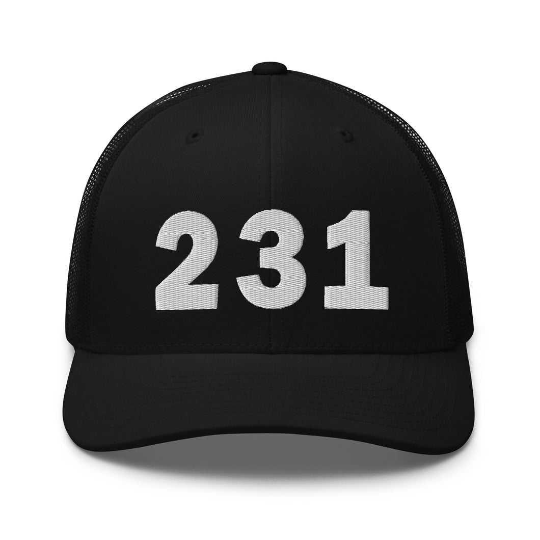 231 Area Code Trucker Cap