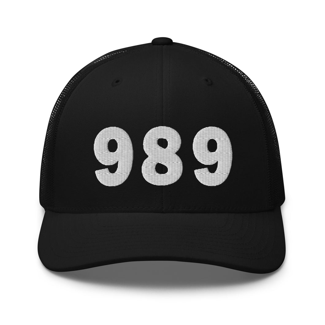 989 Area Code Trucker Cap