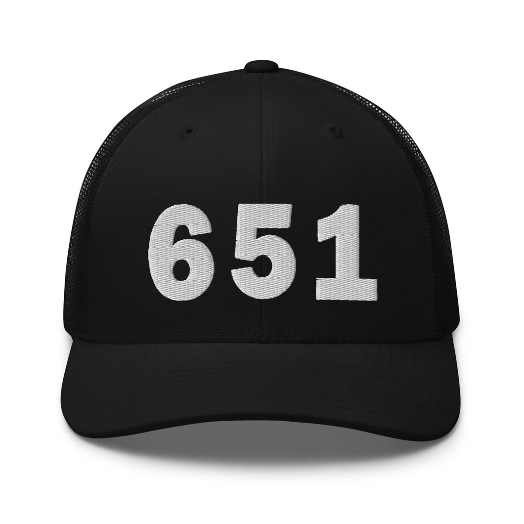 651 Area Code Trucker Cap