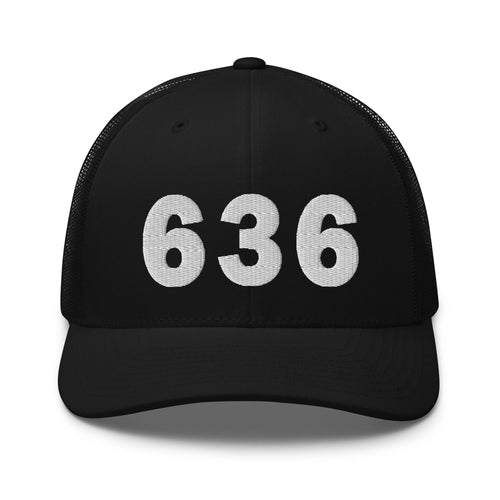 636 Area Code Trucker Cap