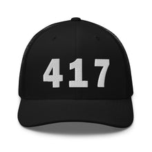 Load image into Gallery viewer, 417 Area Code Trucker Cap