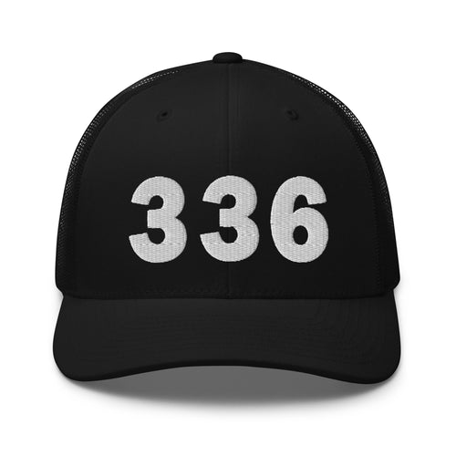336 Area Code Trucker Cap