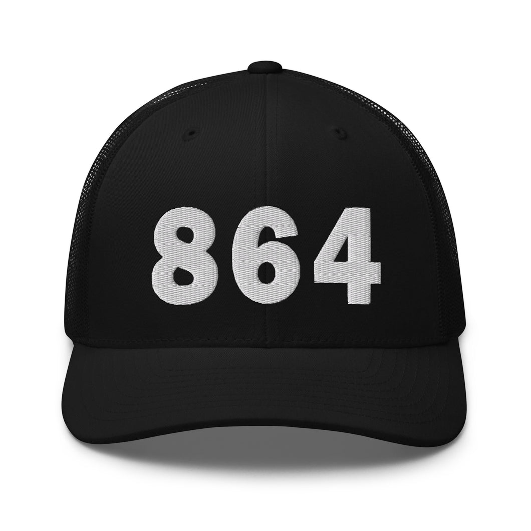864 Area Code Trucker Cap