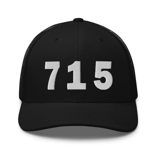 715 Area Code Trucker Cap