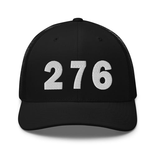 276 Area Code Trucker Cap
