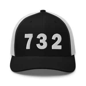 732 Area Code Trucker Cap