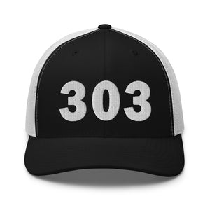 303 Area Code Trucker Cap