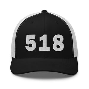 518 Area Code Trucker Cap