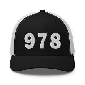 978 Area Code Trucker Cap