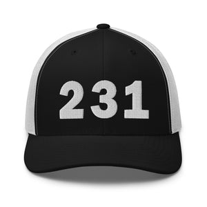 231 Area Code Trucker Cap