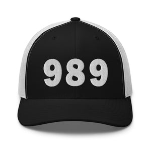 989 Area Code Trucker Cap