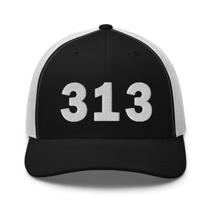 313 Area Code Trucker Cap
