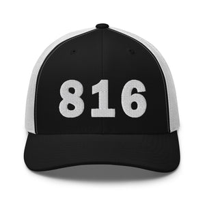 816 Area Code Trucker Cap