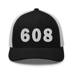 608 Area Code Trucker Cap
