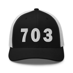 703 Area Code Trucker Cap