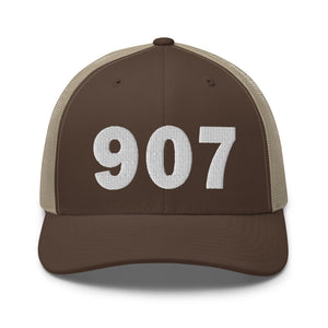 907 Area Code Trucker Cap