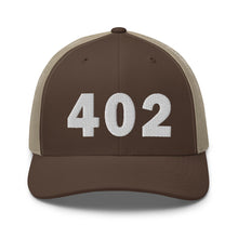 Load image into Gallery viewer, 402 Area Code Trucker Cap