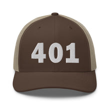 Load image into Gallery viewer, 401 Area Code Trucker Cap