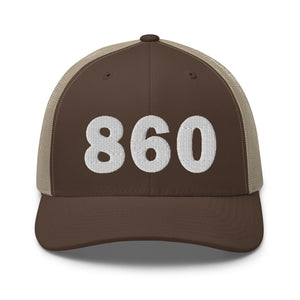 860 Area Code Trucker Cap