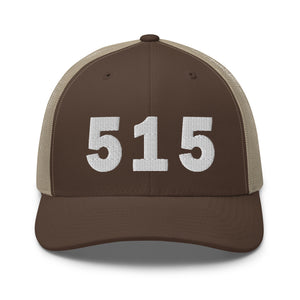 515 Area Code Trucker Cap