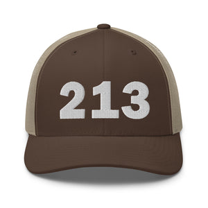 213 Area Code Trucker Cap