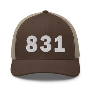 831 Area Code  Trucker Cap